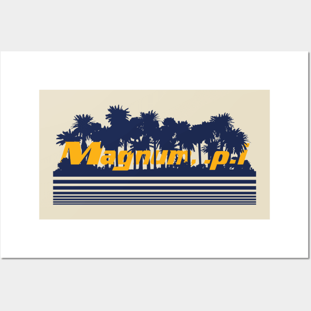 Magnum PI - Palm Trees Wall Art by TheSnowWatch